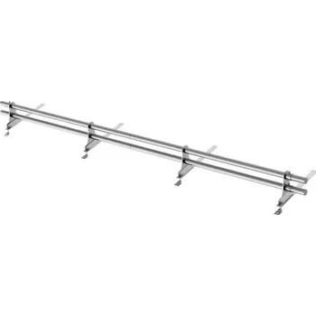 CEDA SET trubková zábrana 240 cm plech 350/20 - Barva měděno hnědá RAL 8004