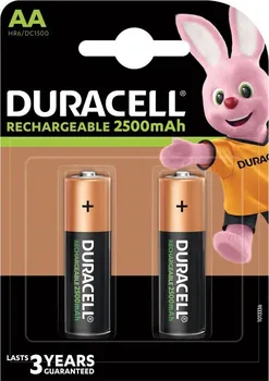 Článková baterie Duracell Rechargeable 2500 mAh 2 ks