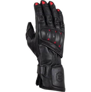 Moto rukavice Pánské motocyklové rukavice Knox OULTON černo-červené Velikost: XXL