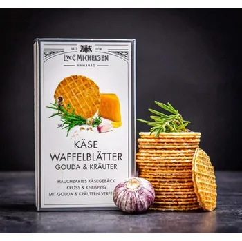 Sýrové vaflové sušenky s bylinkami 100 g