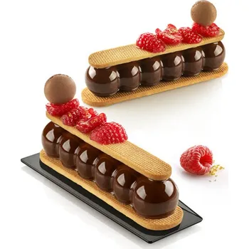 Nádoba na pečení SILIKOMART SILIKONOVÁ FORMA NA DEZERTY - TRUFFLE ECLAIR 75 ml