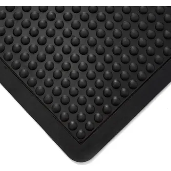 Rohožka Černá gumová protiúnavová rohož (střed) - 90 x 60 x 1,4 cm
