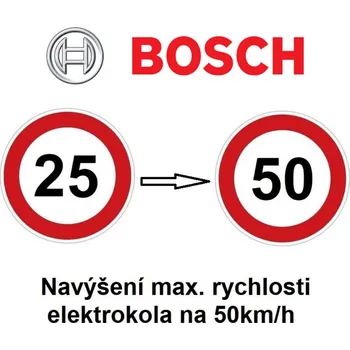 Nosič kol Služba navýšení rychlosti elektrokola 50km/h BOSCH - Chip tuning