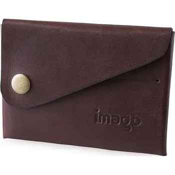 Peněženka Skládací kožená peněženka imago, barva černá