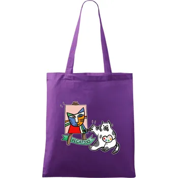 Picatsso - Taška bavlněná - 42 x 38 cm ( Fialová )