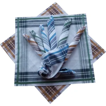 Mileta Bavlněné pánské kapesníky 6ks sáček