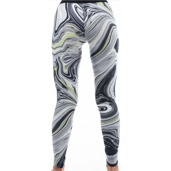 Dámské legíny Dámské dlouhé legíny Mnichov A6102 - Litex šedá s bílou L