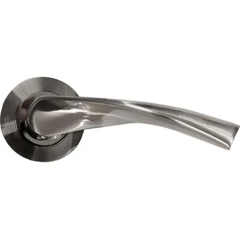 Dveřní kování Klika Donna 2 rozeta kulatá e3 nikl/satén