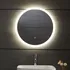 Zrcadlo Aquamarin Koupelnové LED zrcadlo kulaté JG80792 60 cm