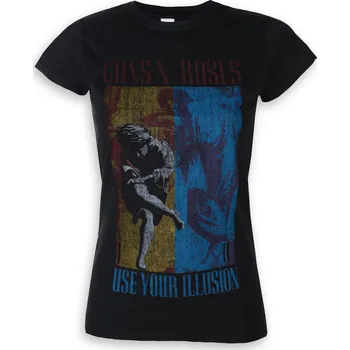 Dámské tričko Tričko metal dámské Guns N' Roses - Use Your Illusion - ROCK OFF - GNRTS51LB - XXL