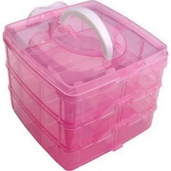 NehtyShop Kufřík na zdobení - MODRÁ BARVA