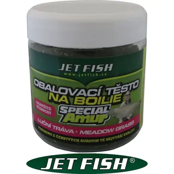 Návnadová pasta Jet Fish Special Amur obalovací těsto 250 g příchuť: Mirabelle/Špendlík