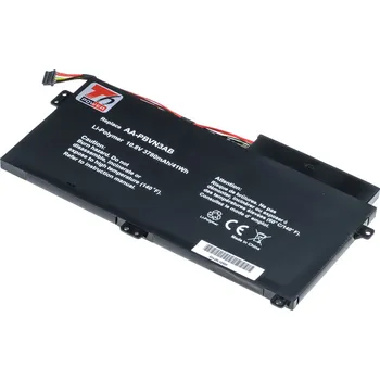 Příslušenství pro notebook Baterie T6 Power pro SAMSUNG NP450R4V, Li-Poly, 10,8 V, 3780 mAh (41 Wh), černá