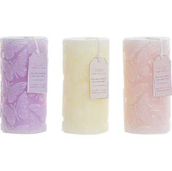 Svíčka Svíčka válec "MOTÝLI" 7x14/475gr/3b.