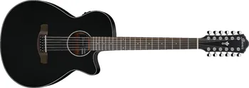 Elektroakustická kytara Ibanez AEG5012-BKH