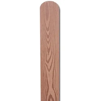 Plotovka Max WPC plotové prkno světle hnědá embossovaná 70 x 12 x 1200 mm