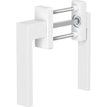 Okenní klika ROTO Balkonový set snížených klik včetně rozetek DUBLIN Barva/Povrchová úprava: Bílá RAL 9016/matný povrch