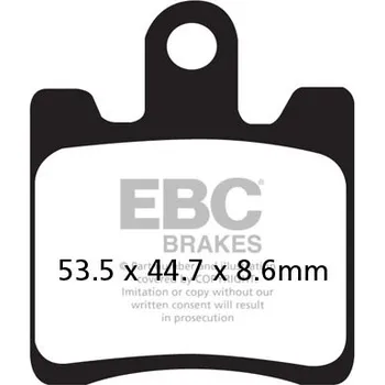 Brzdová destička Brzdové destičky EBC SFAC283/4