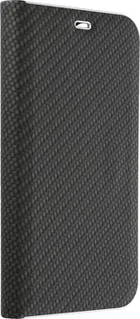 Pouzdro na mobilní telefon Forcell Luna Book Carbon Xiaomi Redmi 10 černé
