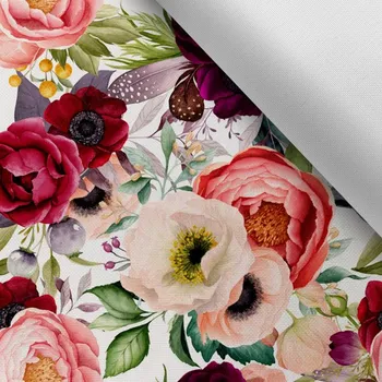 Látka s potiskem kočárkovina TD/NS romance