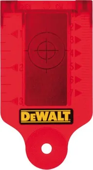 DeWALT DE0730-XJ laserová zaměřovací karta červená