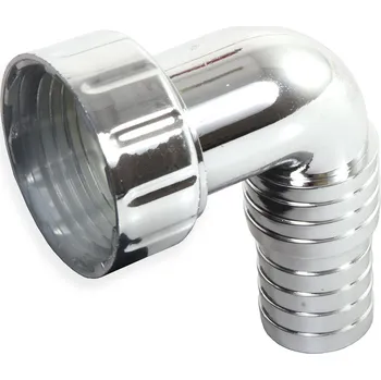 Koleno k pračkovým výtokům 1" - chromované