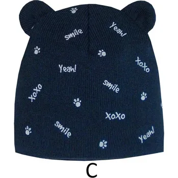 Čepice AJS Chlapecká čepice 44-029 barva: modrá