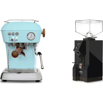 Kávovar Ascaso Dream PID, Kid Blue + Eureka Mignon Turbo, BL black