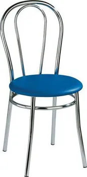 Jídelní židle Nowy Styl Anett Chrom modrá