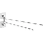 Dvojitý věšák na ručníky QUADRO, Turbo-Loc, WENKO