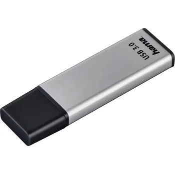 USB flash disk Hama FlashPen Classic, USB 3.0, 128 GB, 40 MB/s, stříbrný
