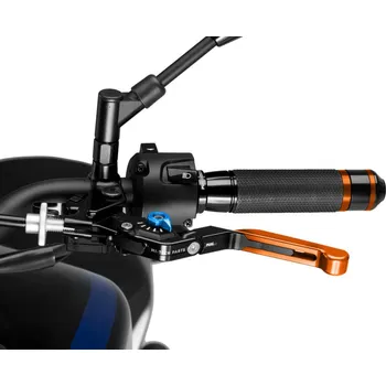 Páčka spojky bez adaptéru PUIG 3.0 24TNA rozšiřitelná skládací oranžová/modrá