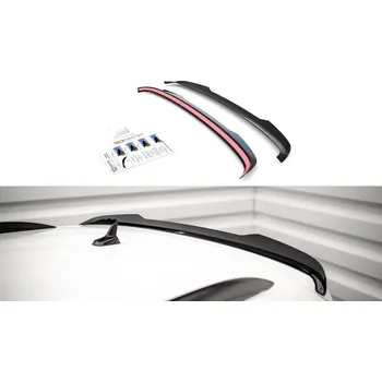 Auto-moto Prodloužení spoileru Volkswagen Tiguan Mk2 černý lesklý plast