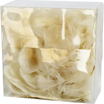 Velikonoční dekorace Peříčka 10g krémová (539882)