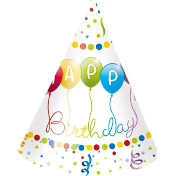 Party dekorace Čepičky papírové HB 6ks