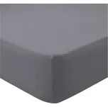 Prostěradlo jersey tmavě šedá TiaHome 90x200cm