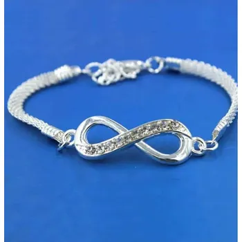 Souprava šperků Krásný náramek se symbolem nekonečna (Náramky a řetízky)