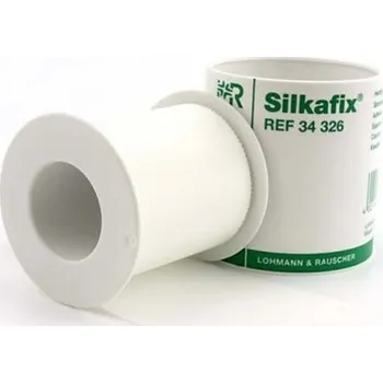 Zdravotnický materiál Náplast cívková Silkafix 5 cm x 5 m, 6 ks