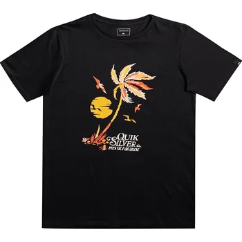 Pánské tričko tričko Quiksilver Island Breeze - KVJ0/Black 16 let