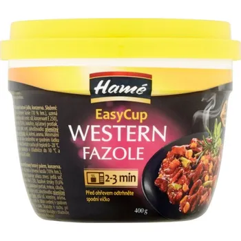 Hotové jídlo Recenze Hamé EasyCup Western fazole 400 g
