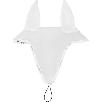 Koňská maska proti hmyzu EQUESTRO Čabraka dlouhá GP Equestro, bílá FULL