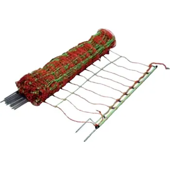 Ohradník Síť na ohradníky pro ovce KOMBI Jumbo, 50m, 90cm, 2hroty