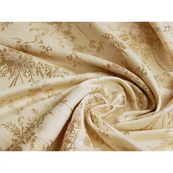 HEDVA ČESKÝ BROKÁT Luxusní brokát 160 50749 KYTICE A HRÁBĚ ecru | R27