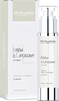 Pleťový krém For Life & Madaga Krém s Liposomy a vitamíny 50 ml