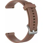 Silikonový řemínek hnědý 18mm