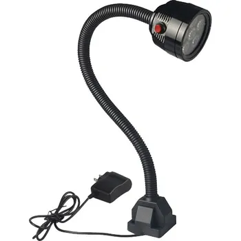 Průmyslové svítidlo ELMET LIGHT Svítidlo LED FLEX 6W, 220V, 6000K, rameno 850mm, se základnou, vypínačem, IP65 E05001-7