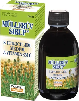 Dr. Müller Müllerův sirup s jitrocelem medem a vitamínem C 245 ml