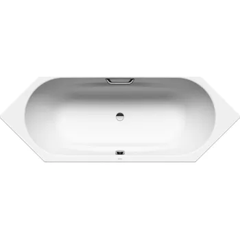 Vana Asymetrická vana Kaldewei Vaio Duo 6 210x80 cm smaltovaná ocel alpská bílá 233210113001
