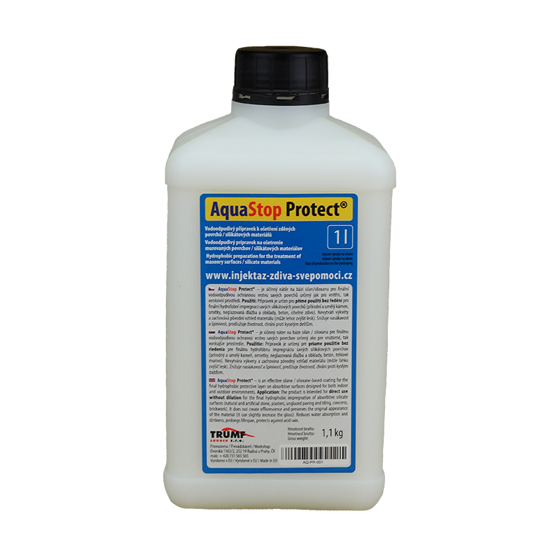 AquaStop Protect® 1l hydrofobní ochranný nátěr