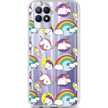 Pouzdro na mobilní telefon Kryt Realme 8i silikon Chunky Unicorns (obal neboli pouzdro na Realme 8i)